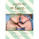 Seafoam Stripe Double The Love Twins Photo Birth Announcements Image 4 of 6